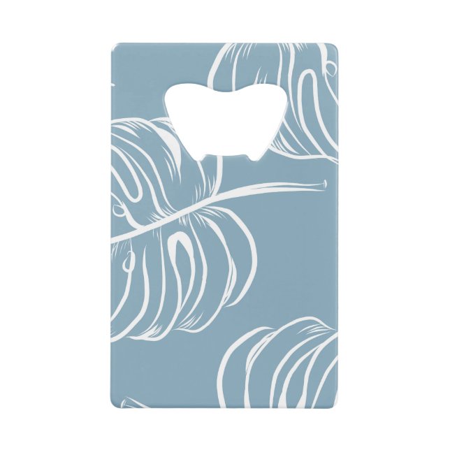 Abstraite Feuille Tropicale : Verdure transparente (Devant)