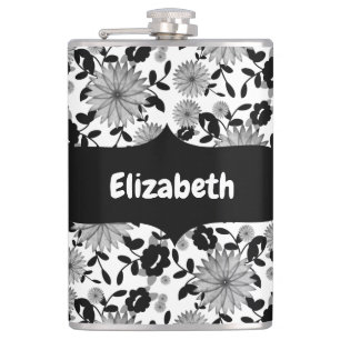 Abstraite flacon de design Flacon gris-blanc noir