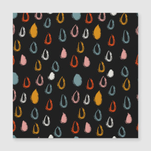 Abstraite goutte de pluie boho, doodle tribal.