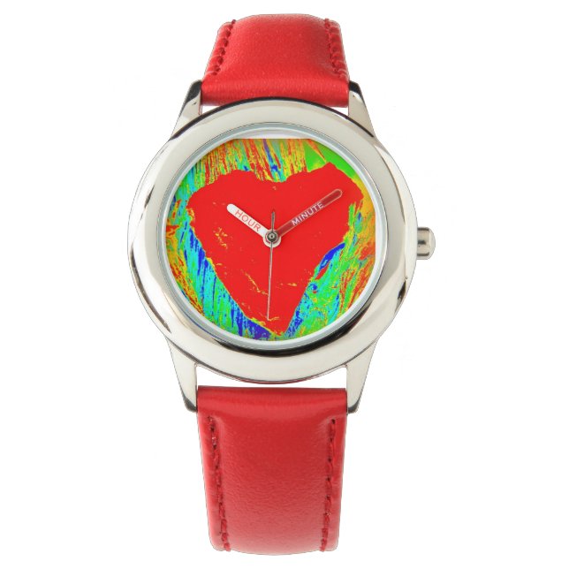 abstraite montre rouge (devant)
