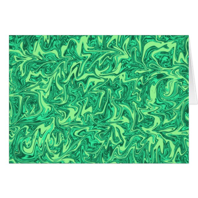 Abstraite spirale verte (Devant horizontal)