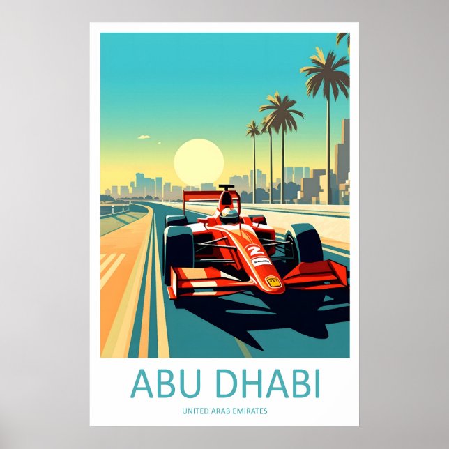 Abu Dhabi Voyage Impression Murale Abu Dhabi Circu (Devant)