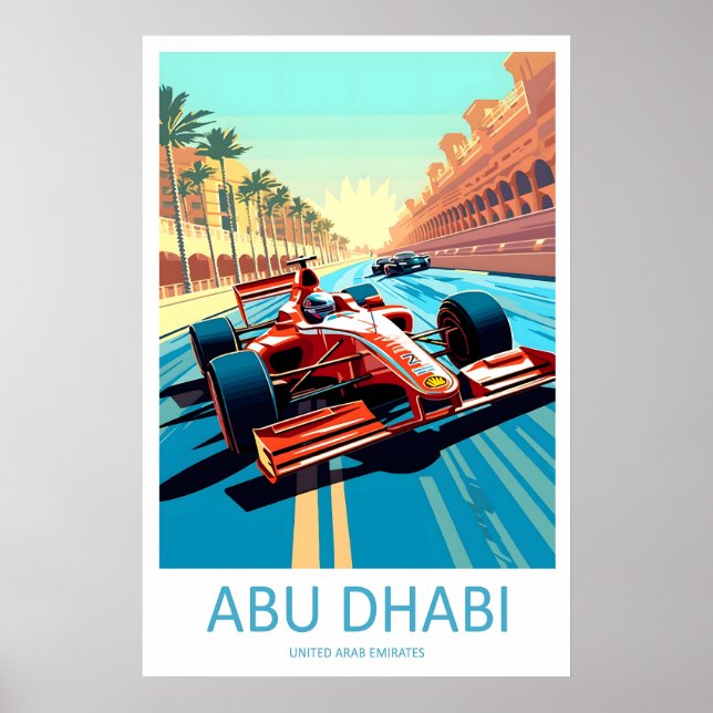 Abu Dhabi Voyage Impression Murale Abu Dhabi Circu (Devant)