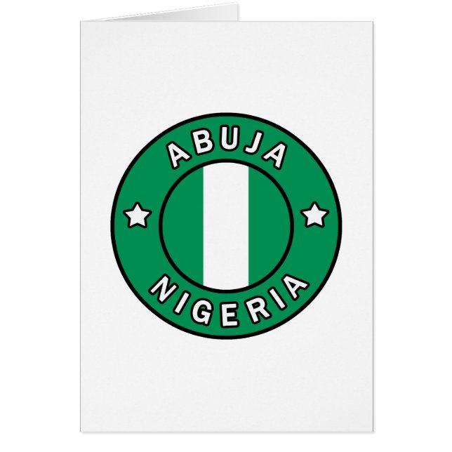Abuja Nigéria (Devant)