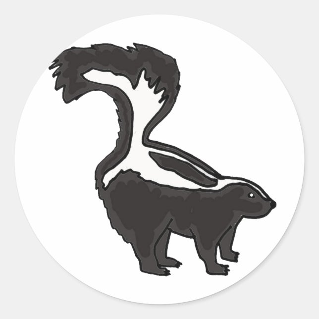 AC- Stickers Skunk amusants (Devant)