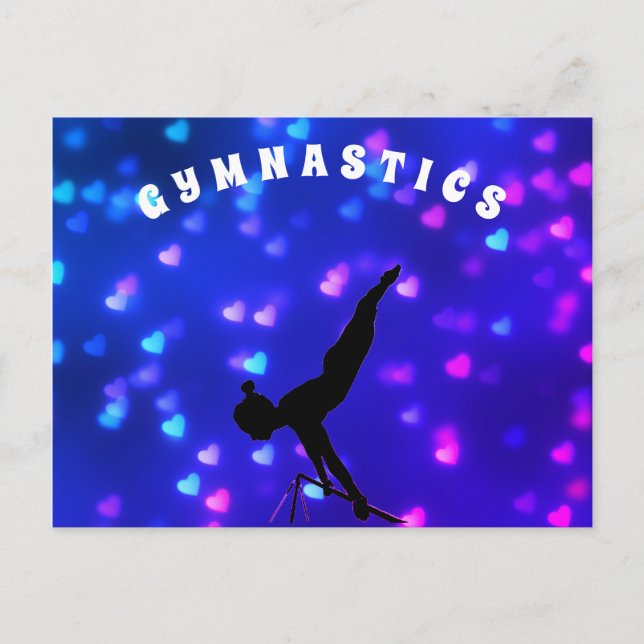 Académie de gymnastique aux étudiants Carte postal (Devant)