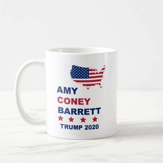 ACB AMY CONEY BARRETT & TRUMP 2020 MUG (Gauche)