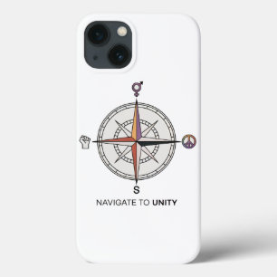 Accéder au coque iphone de la boussole d'unité