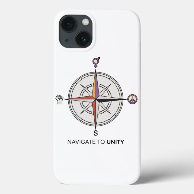 Accéder au coque iphone de la boussole d'unité (Verso)