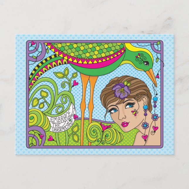 Accédez À La Carte Postale Inattendue_ (Devant)