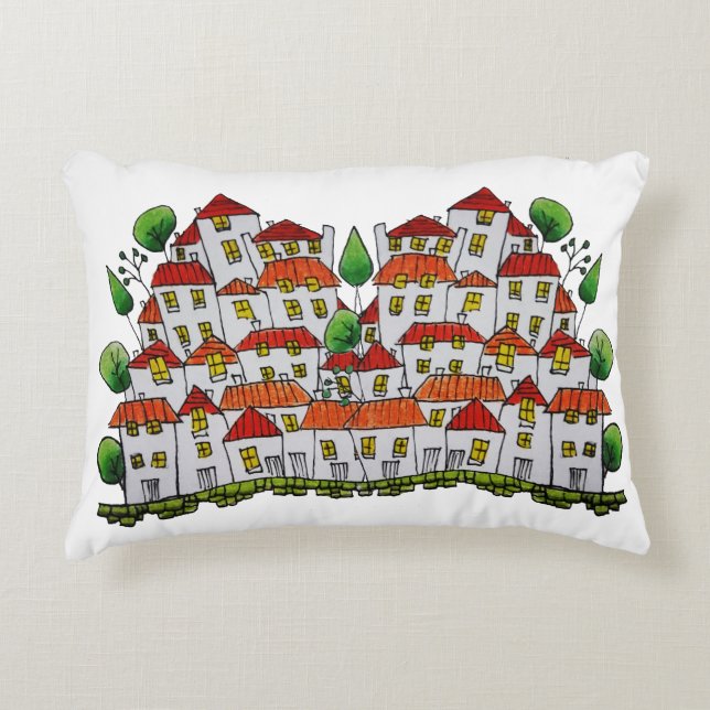 Accent Coussin (Doodle - dessiné à la main) (Devant)