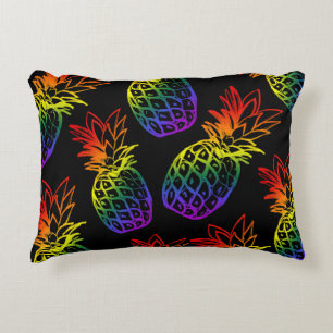 Accent Coussin est doté d'un vif ananas arc en cie