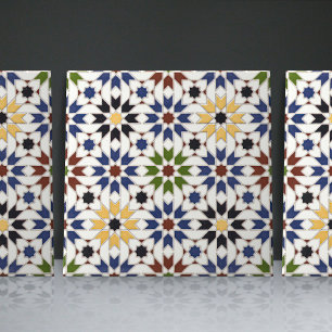 Accent de décoration intérieure en carreau marocai