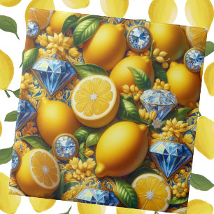 Accents de carreaux exotiques   Citron méditerrané