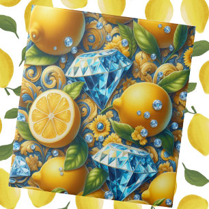 Accents de carreaux exotiques   Citron méditerrané