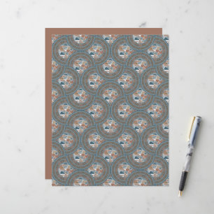 Accentuation Abstraite Mandala Ogee Scallop Scrapb