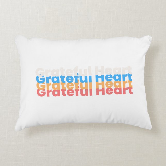 Accentuation Coussin Colorful Typographie Grand Co (Devant)