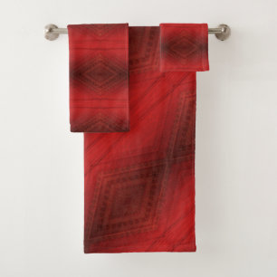 Acceptation   Motif de Boho Eclectique Rouge