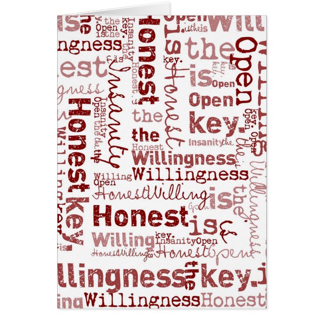 Acceptation ouverte honnête (Devant)