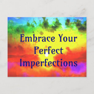 Acceptez votre carte postale Perfect Imperfections