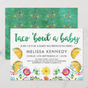Accès mexicain de taco une invitation de baby