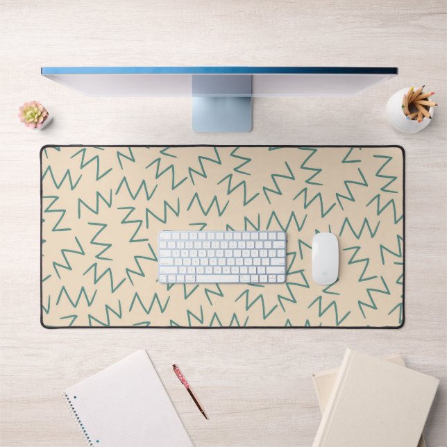Accessoire de bureau élégant en beige zig zag (Bureau 1)