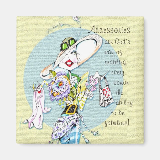 Accessoires; aimant cadeau de Dieu (Devant)