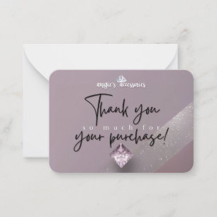 Accessoires d'Angie Carte de remerciements personn
