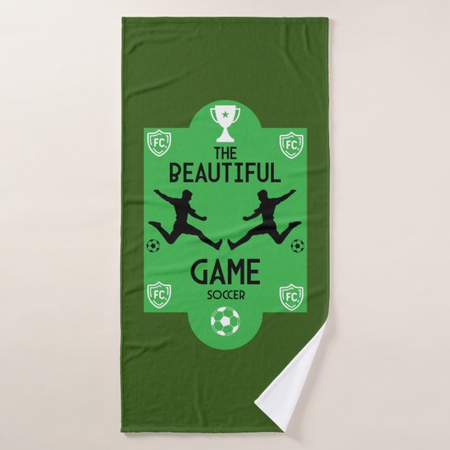 Accessoires de football de football (Serviette de bain)