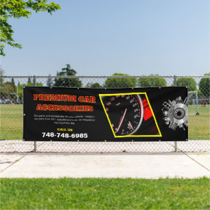 Accessoires de voiture bannière professionnelle pe