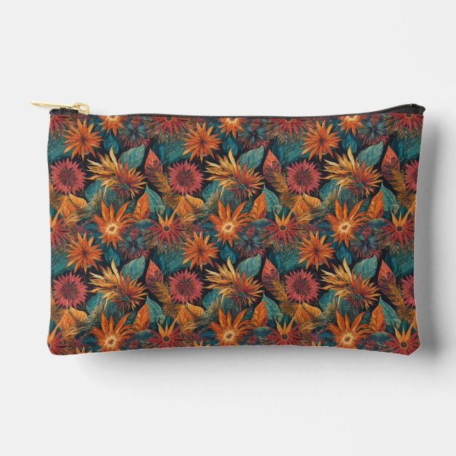 Accessoires d'impression florale Sac cosmétique (Recto)