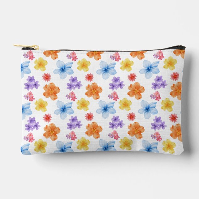 Accessoires d'impression florale Sac cosmétique (Recto)