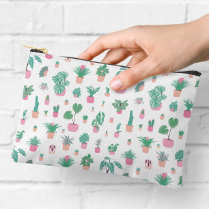 Accessoires Pochette à fermeture éclair à motif de plante d'in