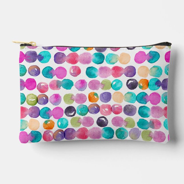 Accessoires Pochette à fermeture éclair Colour Pop – Aquarelle (Recto)