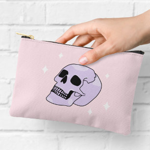 Accessoires Pochette à fermeture éclair crâne de sorcière mign