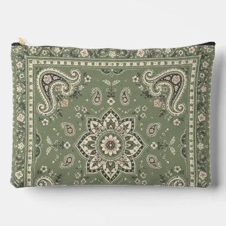 Accessoires Pochette à fermeture éclair grande taille bandana