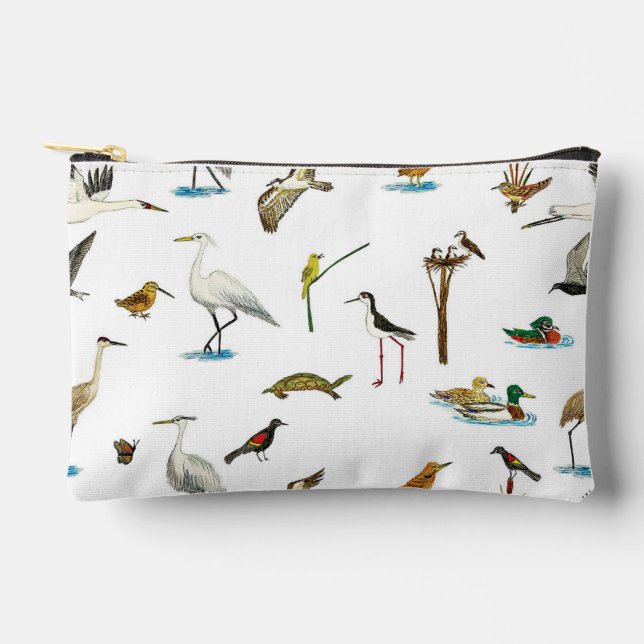 Accessoires Pochette à fermeture éclair Marais et zones humide (Recto)