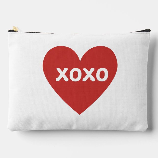 Accessoires Pochette à fermeture éclair XOXO Heart Make-Up Bag (Recto)