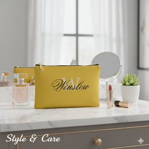Accessoires Pochette à zip monogramme élégante pour objets per