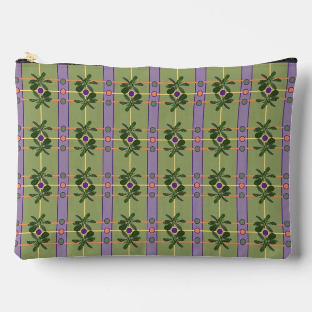 Accessoires Pochette Accessoire à rayures lavande pâle  (Recto)
