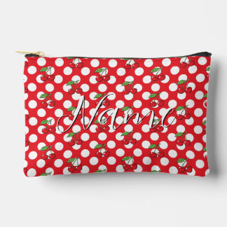 Accessoires Pochette cosmétique à motif cerise Pinup Vintage