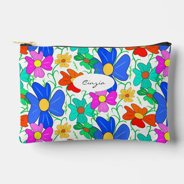 Accessoires Pochette d'accessoires à motif floral (Recto)