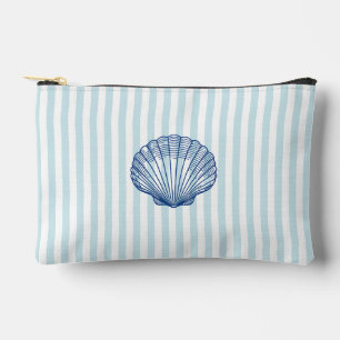 Accessoires Pochette de Maquillage Côtière à Rayures Bleues Co