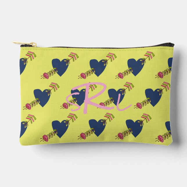 Accessoires Pochette de papeterie Flèche à travers le cœur (Recto)