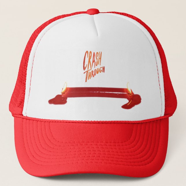 Accident par l'attrait du casquette de camionneur (Devant)