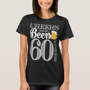 Acclamations et bières à 60 ans le T-shirt de base