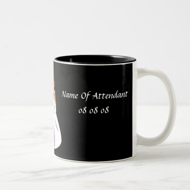 "Accompagnateur de fête nuptiale" - Mug personnali (Droit)