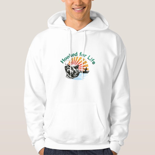 Accompagné pour une vie Sweat - shirt à capuche de (Devant)