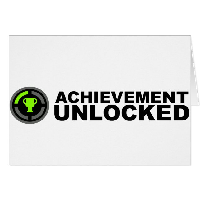 Accomplissement débloqué (Devant horizontal)