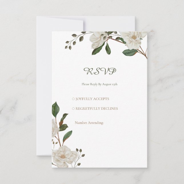 Accord couleurs pastel mariage Cartes RSVP (Devant)